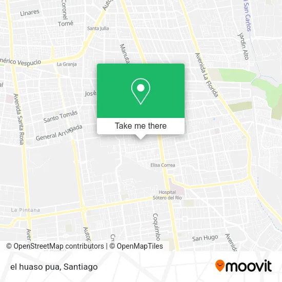 el huaso pua map