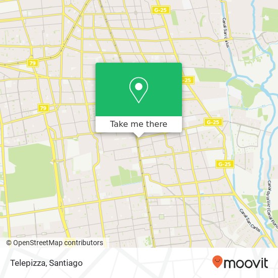 Telepizza map