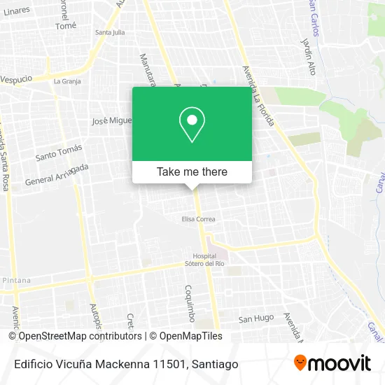 Edificio Vicuña Mackenna 11501 map