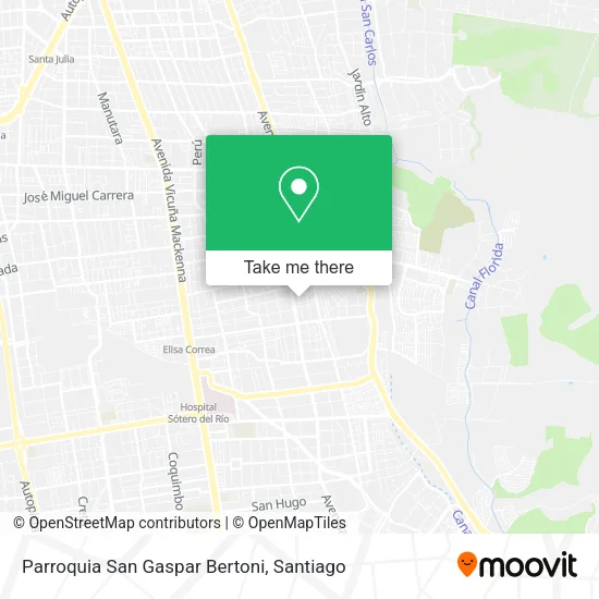 Parroquia San Gaspar Bertoni map