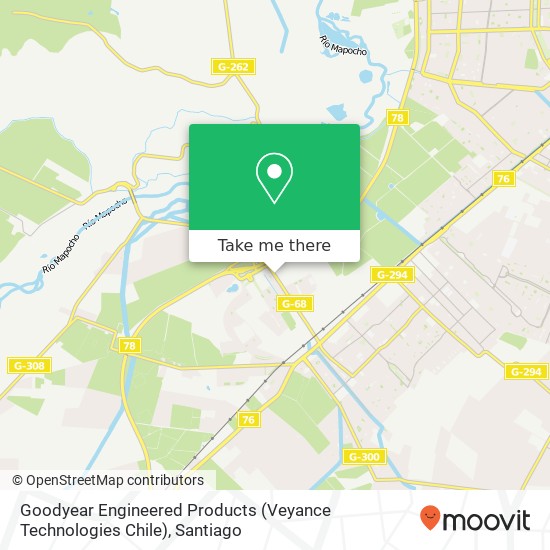 Goodyear Engineered Products (Veyance Technologies Chile) map