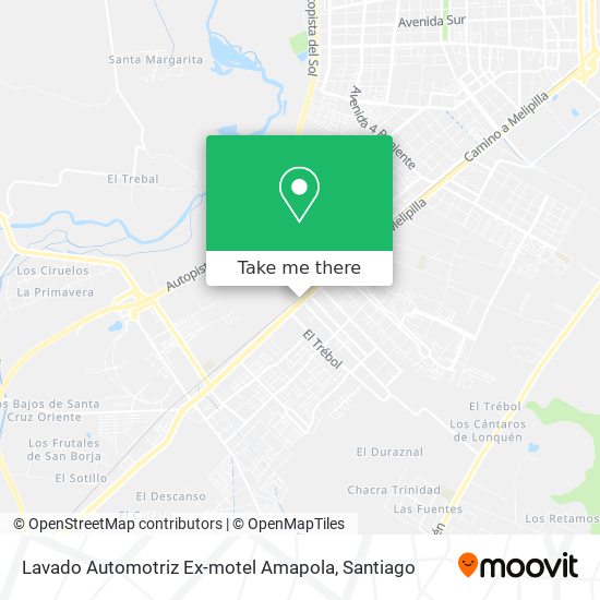 Lavado Automotriz Ex-motel Amapola map