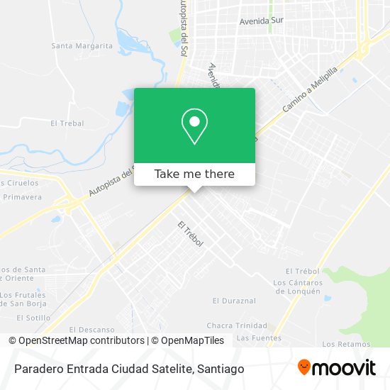 Paradero Entrada Ciudad Satelite map