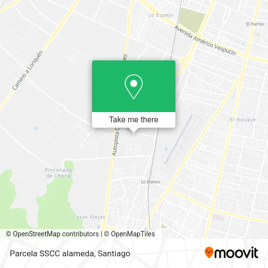Parcela SSCC alameda map