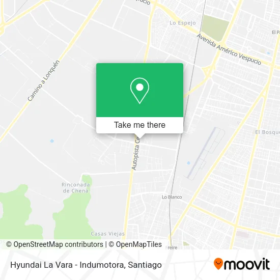 Hyundai La Vara - Indumotora map