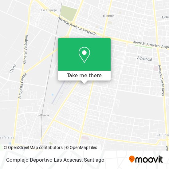 Complejo Deportivo Las Acacias map