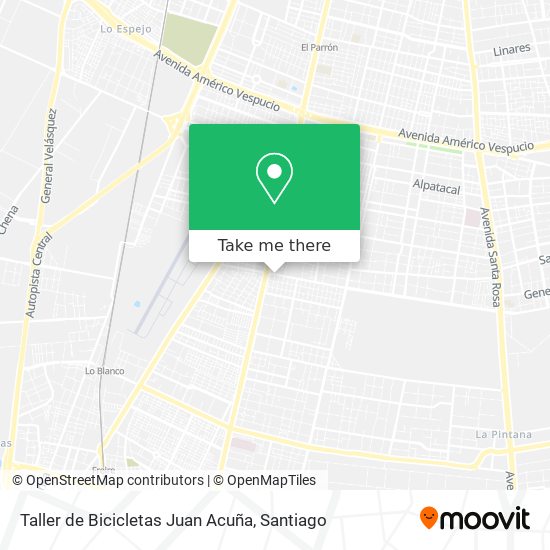Taller de Bicicletas Juan Acuña map