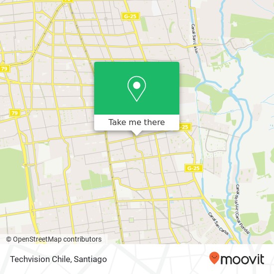 Techvision Chile map