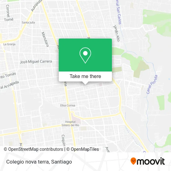 Colegio nova terra map