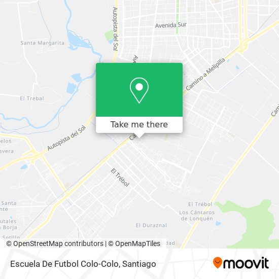 Escuela De Futbol Colo-Colo map