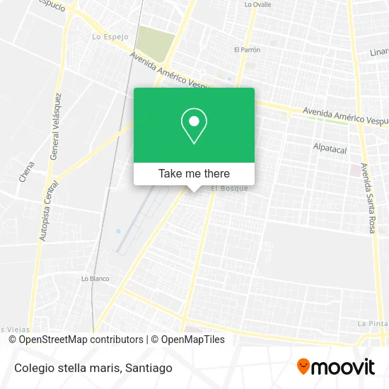 Colegio stella maris map