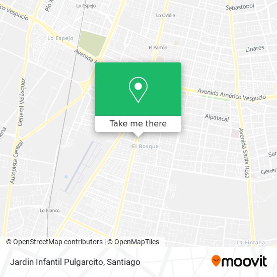 Jardin Infantil Pulgarcito map
