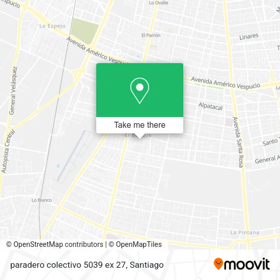 paradero colectivo 5039 ex 27 map