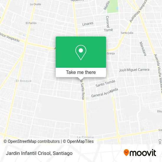 Jardin Infantil Crisol map