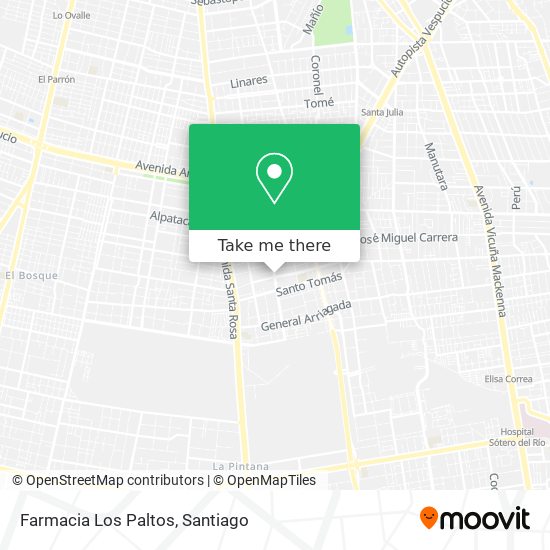 Farmacia Los Paltos map