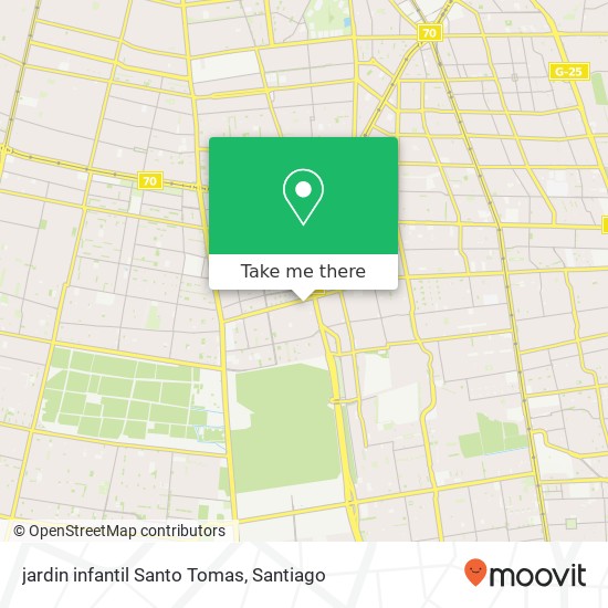 Mapa de jardin infantil Santo Tomas