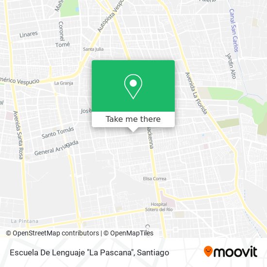 Escuela De Lenguaje "La Pascana" map