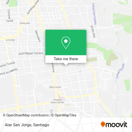 Alar San Jorge map