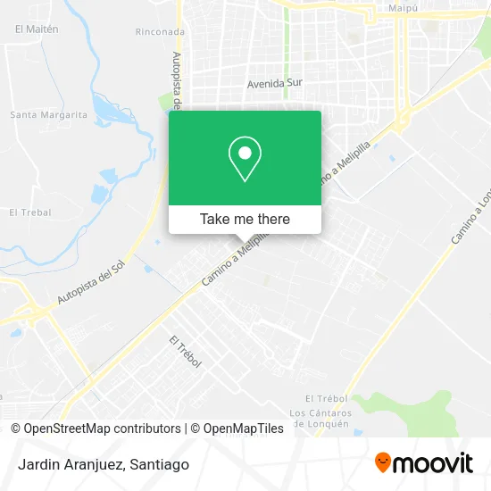 Jardin Aranjuez map