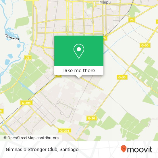 Gimnasio Stronger Club map