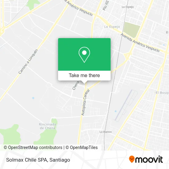Solmax Chile SPA map
