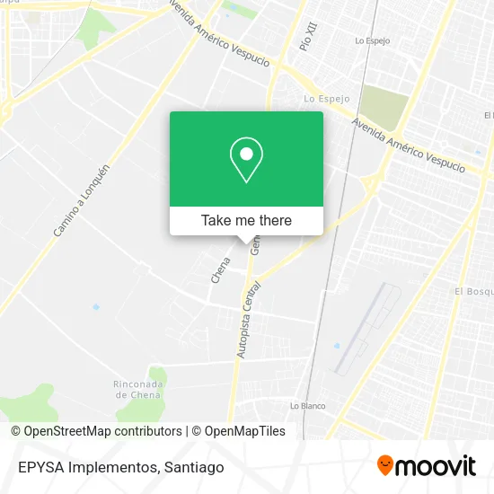 EPYSA Implementos map