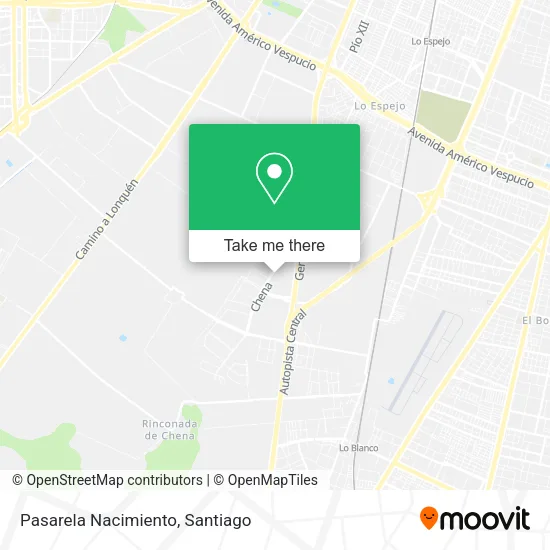 Pasarela Nacimiento map