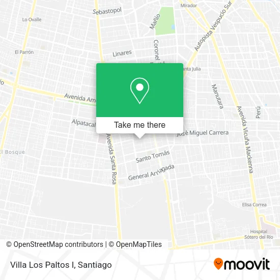 Villa Los Paltos I map