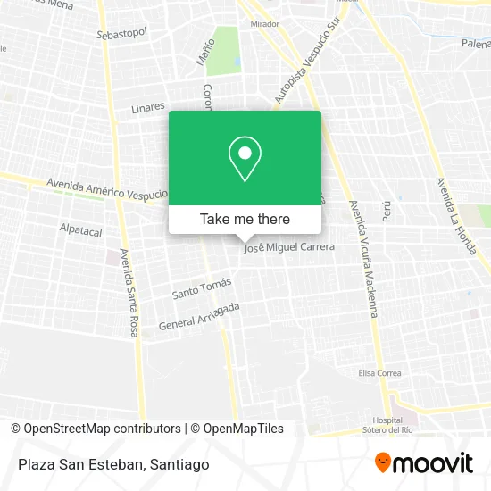 Plaza San Esteban map