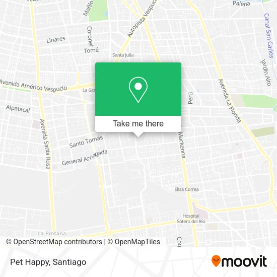 Pet Happy map