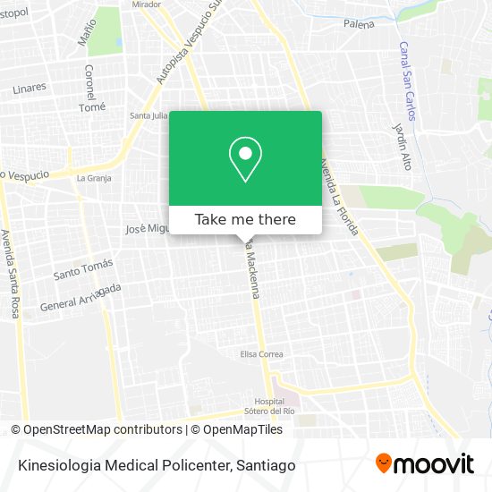 Kinesiologia Medical Policenter map