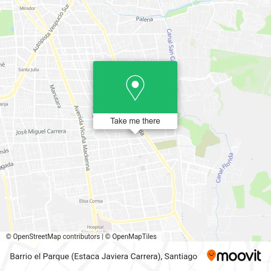 Barrio el Parque (Estaca Javiera Carrera) map