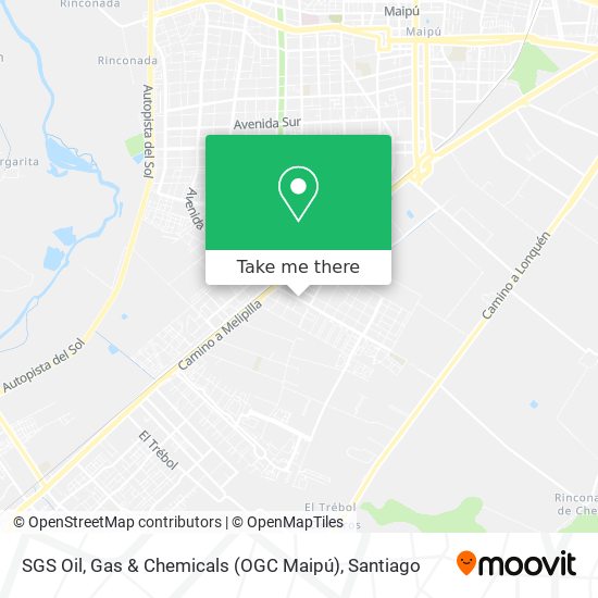 SGS Oil, Gas & Chemicals (OGC Maipú) map