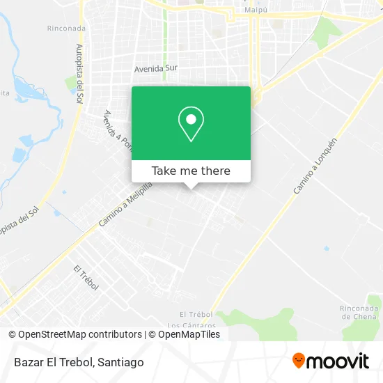 Bazar El Trebol map