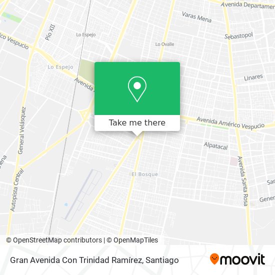 Gran Avenida Con Trinidad Ramírez map