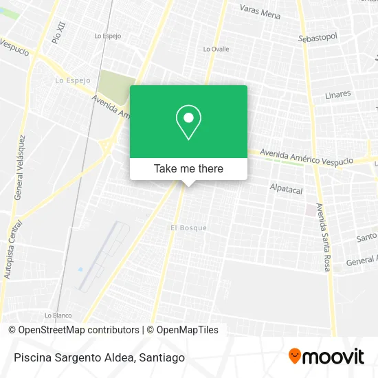 Piscina Sargento Aldea map