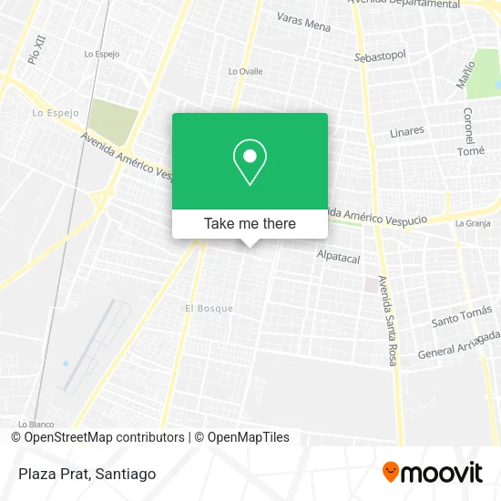 Plaza Prat map