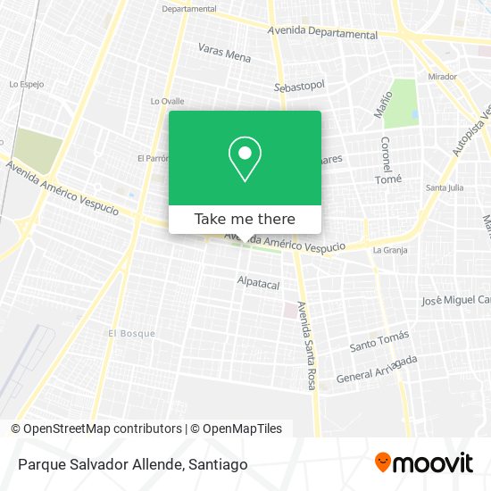 Parque Salvador Allende map