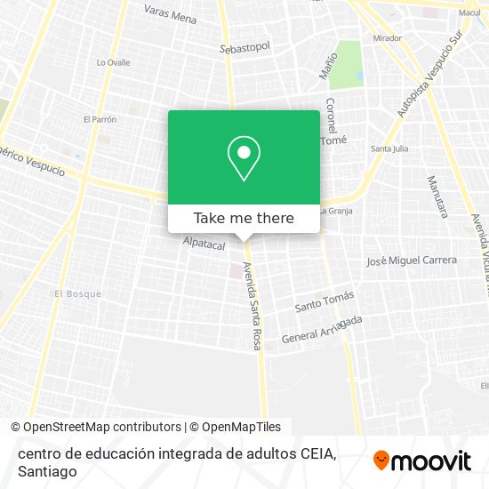 centro de educación integrada de adultos CEIA map
