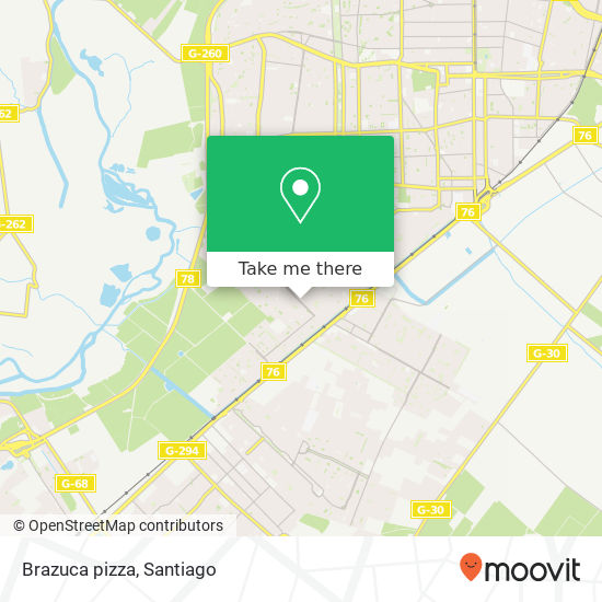 Brazuca pizza map