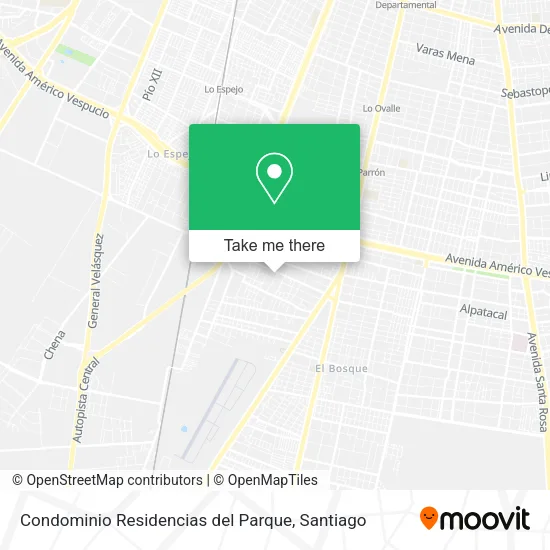 Condominio Residencias del Parque map