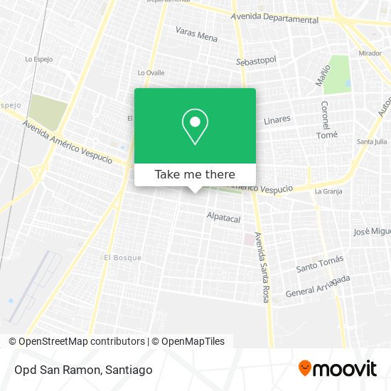 Mapa de Opd San Ramon