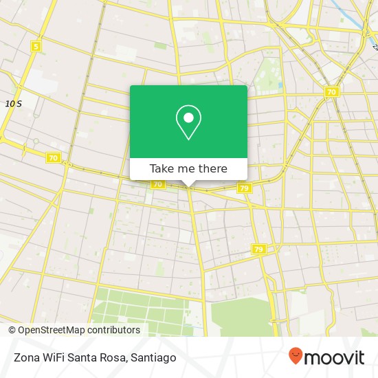 Mapa de Zona WiFi Santa Rosa