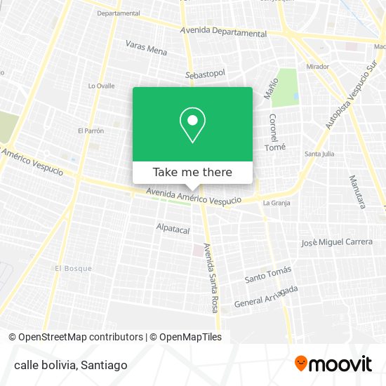 calle bolivia map