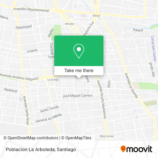 Poblacion La Arboleda map