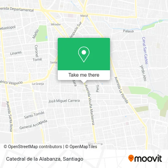 Catedral de la Alabanza map