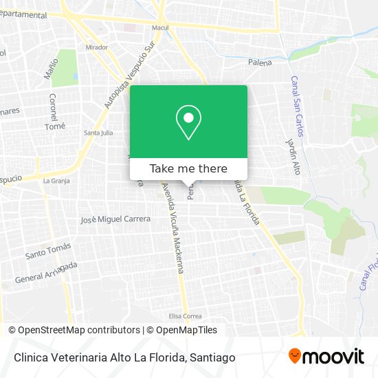 Clinica Veterinaria Alto La Florida map