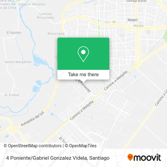 4 Poniente / Gabriel Gonzalez Videla map