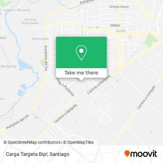 Carga Targeta Bip! map