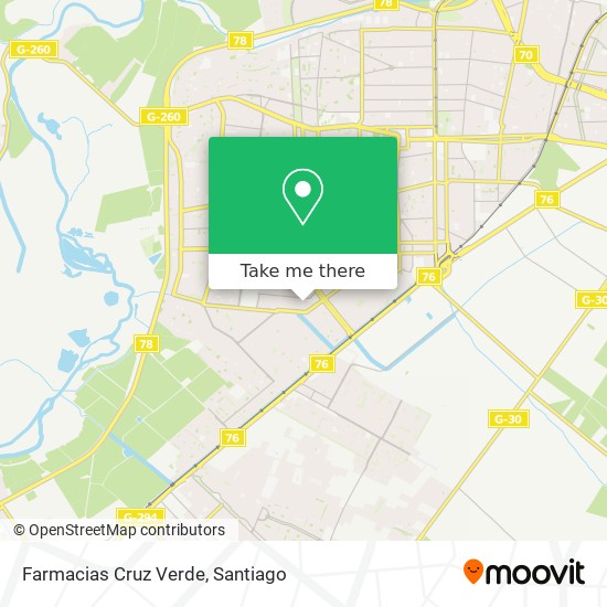 Mapa de Farmacias Cruz Verde